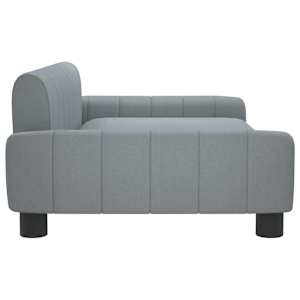 Dětská pohovka světle šedá 90 x 53 x 30 cm textil - obrázek 4