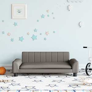 Dětská pohovka taupe 90 x 53 x 30 cm textil