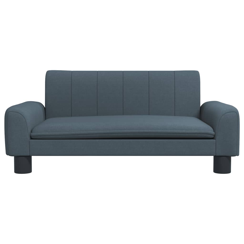 Thumbnail - vidaXL Kindersofa Dunkelgrau 70x45x30 cm Stoff