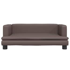 vidaXL lastediivan, pruun, 80 x 45 x 30 cm, kunstnahk
