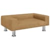 vidaXL lastediivan, pruun, 70x45x26,5 cm, samet