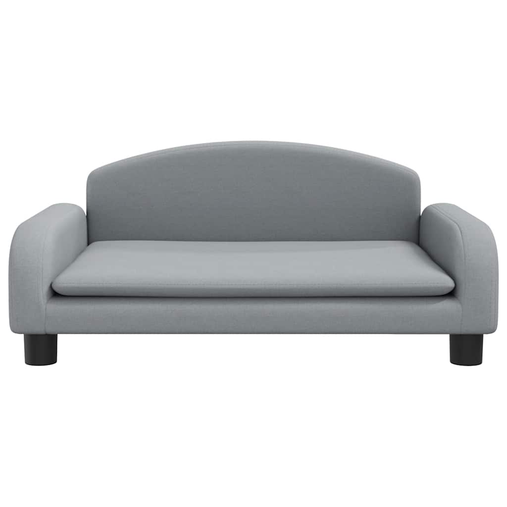 Thumbnail - vidaXL Kindersofa Hellgrau 70x45x30 cm Stoff