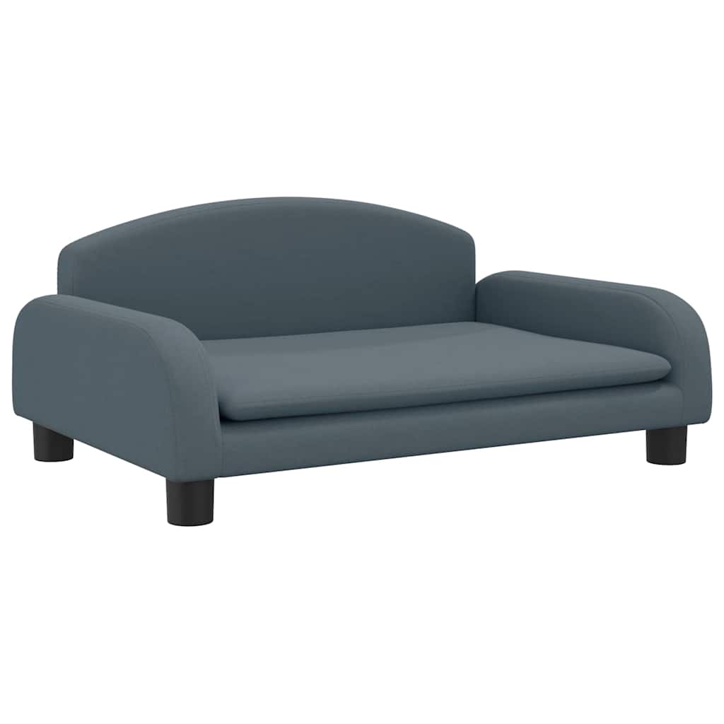 Thumbnail - vidaXL Kindersofa Dunkelgrau 70x45x30 cm Stoff