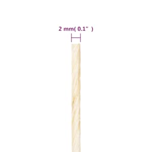 Provaz 100% sisal 2 mm 300 m - obrázek 4