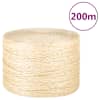 vidaXL k&ouml;is 100% sisal 3 mm 200 m