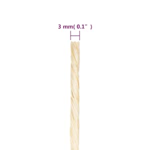 Provaz 100% sisal 3 mm 200 m - obrázek 4