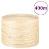 vidaXL k&ouml;is 100% sisal 3 mm 400 m