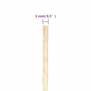 Provaz 100% sisal 3 mm 1 000 m - obrázek 4