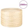 vidaXL k&ouml;is 100% sisal 3 mm 2000 m