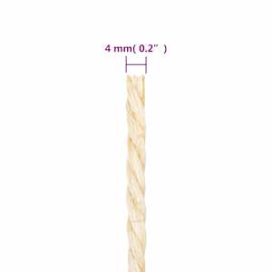 Provaz 100% sisal 4 mm 100 m - obrázek 4