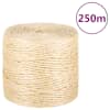 vidaXL k&ouml;is 100% sisal 4 mm 250 m