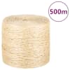 vidaXL k&ouml;is 100% sisal 4 mm 500 m