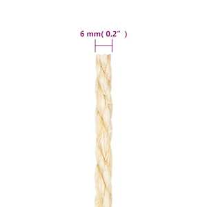 Provaz 100% sisal 6 mm 25 m - obrázek 4