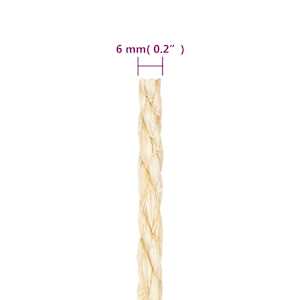 Provaz 100% sisal 6 mm 50 m - obrázek 4