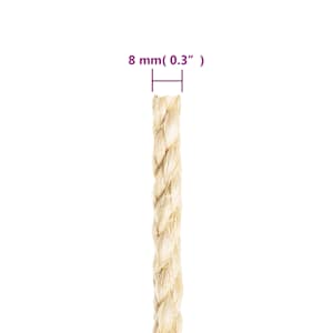 Provaz 100% sisal 8 mm 25 m - obrázek 4