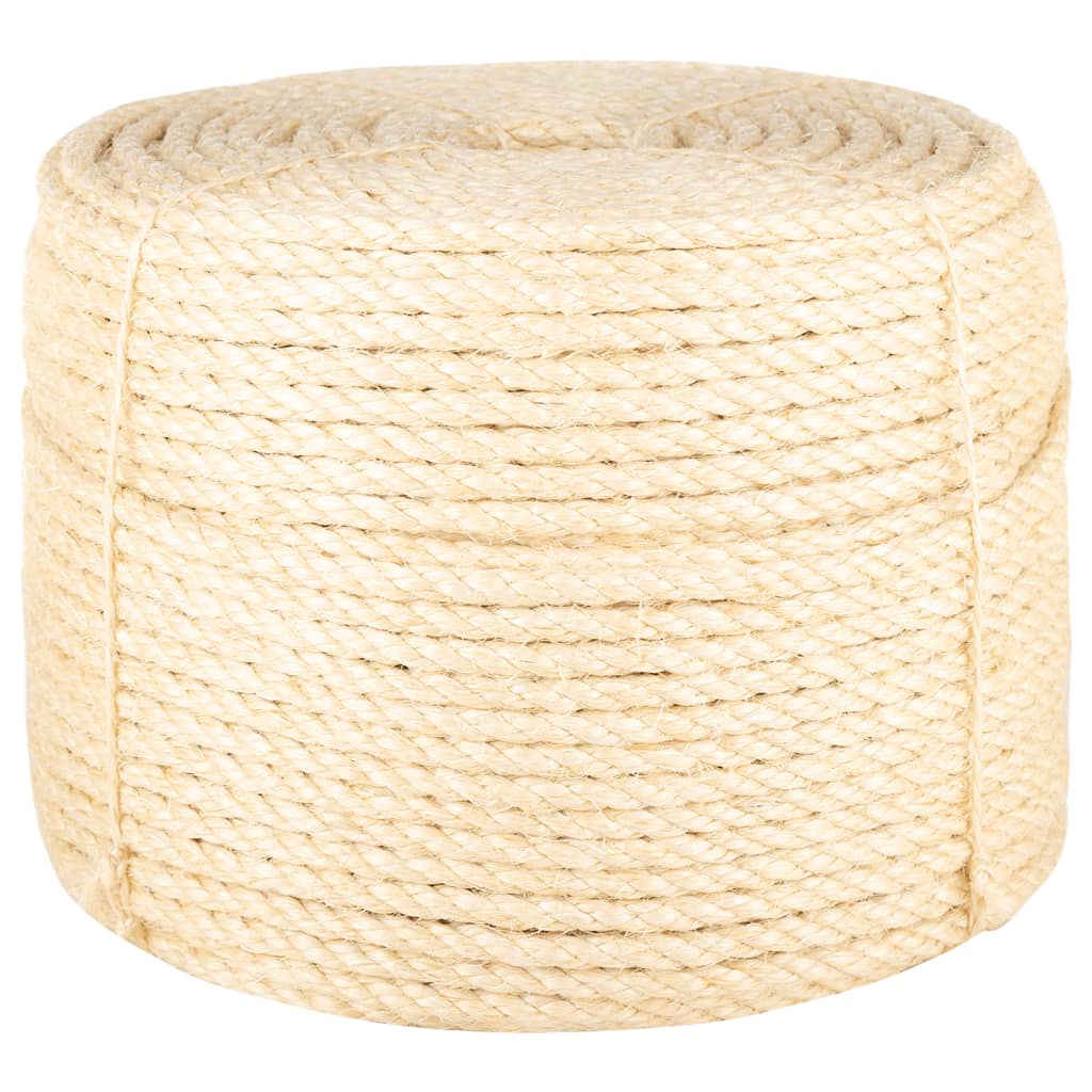 vidaXL Frânghie, 25 m, sisal 100%, 10 mm