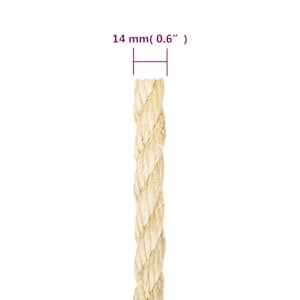 Provaz 100% sisal 14 mm 25 m - obrázek 4