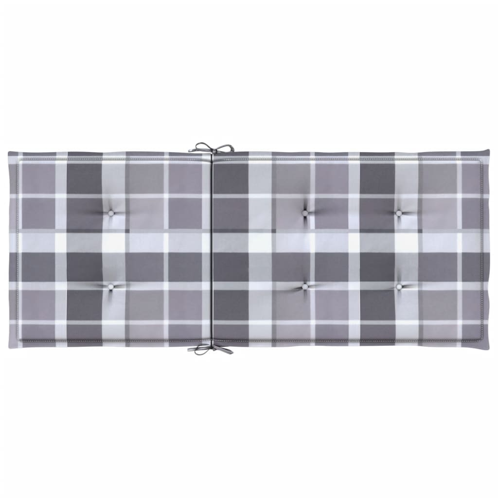 Tuinstoelen 4 st verstelbaar met kussens massief teakhout image 13