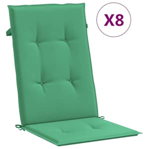 Polohovací zahradní židle s poduškami 8 ks masivní teak - obrázek 10