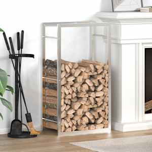 Stojalo za drva 50x28x94 cm nerjaveče jeklo