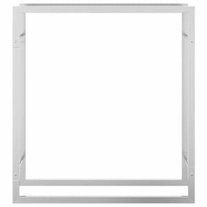 Stojan na palivové dřevo 80x28x86 cm nerezová ocel - obrázek 5