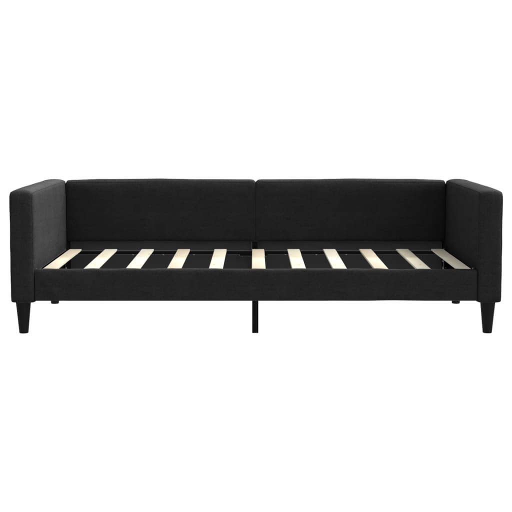 vidaXL Slaapbank met matras 90x190 cm stof zwart, foto 4