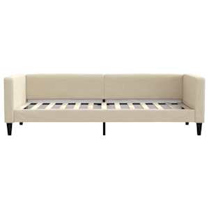 Válenda s přistýlkou krémová 80 x 200 cm textil - obrázek 7
