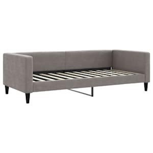 Válenda s přistýlkou taupe 90 x 200 cm textil - obrázek 6