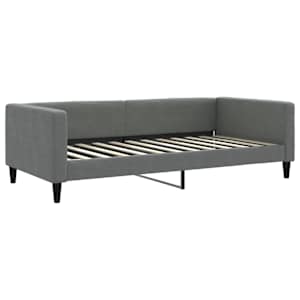 Válenda s přistýlkou tmavě šedá 100 x 200 cm textil - obrázek 6
