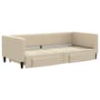 vidaXL Slaapbank onderschuifbed en lades 90x200 cm fluweel donkergrijs, slaapbank, slaapbank, slaapbank, logeerbed, slaapbank, comfortabele slaapbank