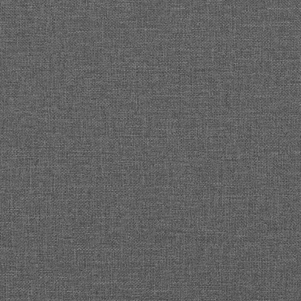 Uttrekkbar dagseng med skuffer mørkegrå 90x190 cm stoff - Bilde 7