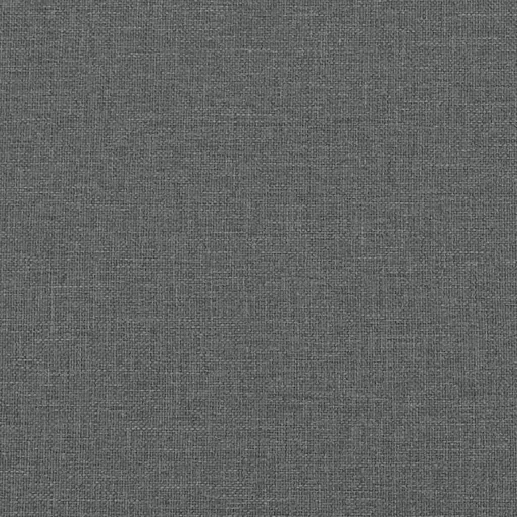 Uttrekkbar dagseng med skuffer mørkegrå 90x190 cm stoff - Bilde 9