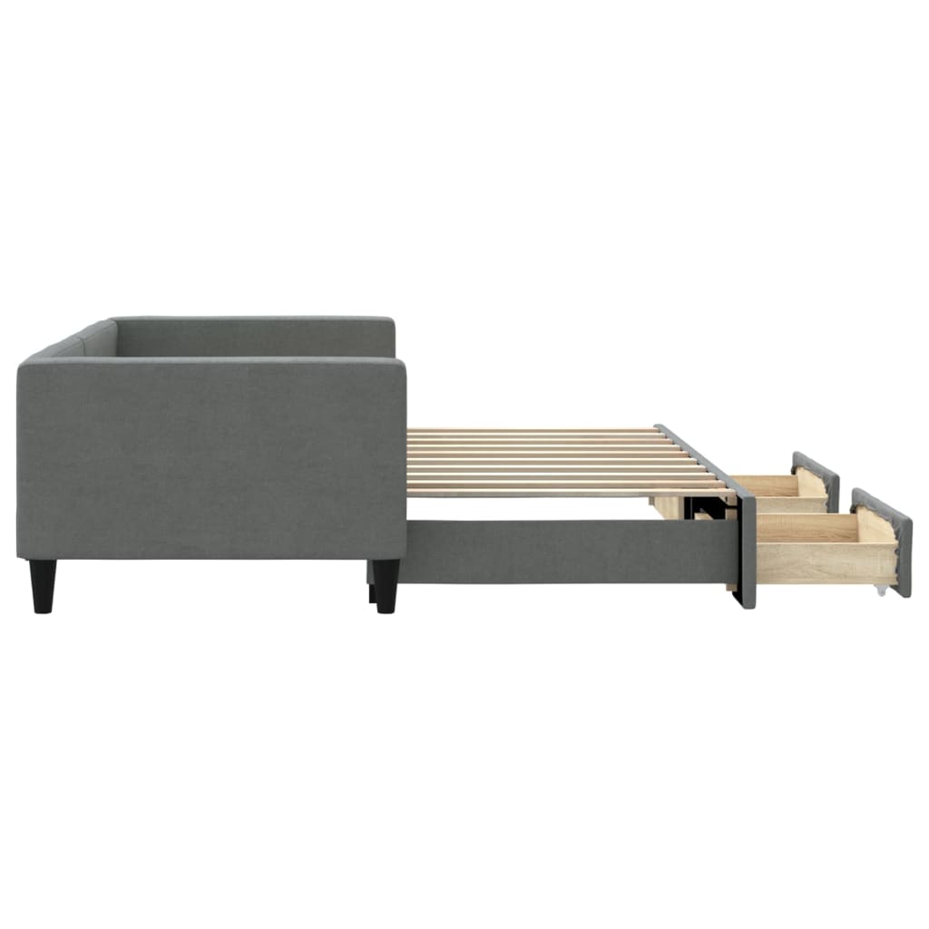 Daybed og skuffer 100x190 cm stof - Billede 4