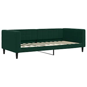 Válenda s přistýlkou tmavě zelená 90 x 200 cm samet - obrázek 6