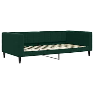 Válenda s přistýlkou tmavě zelená 100 x 200 cm samet - obrázek 8
