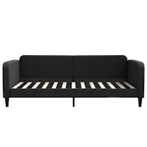 Válenda s matrací černá 100 x 200 cm textil - obrázek 4