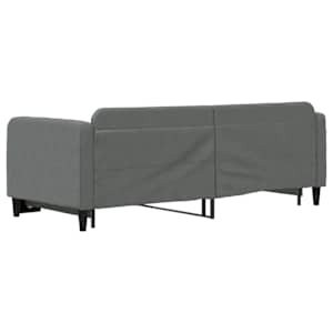 Válenda s přistýlkou tmavě šedá 80 x 200 cm textil - obrázek 5