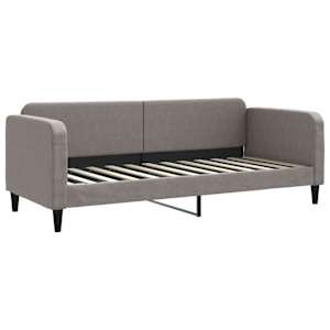 Válenda s přistýlkou taupe 80 x 200 cm textil - obrázek 6