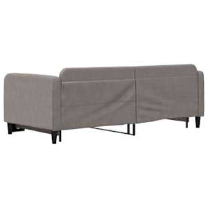 Válenda s přistýlkou taupe 90 x 200 cm textil - obrázek 5