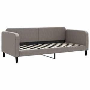 Válenda s přistýlkou taupe 90 x 200 cm textil - obrázek 6