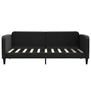 Válenda s přistýlkou černá 90 x 190 cm textil - obrázek 7