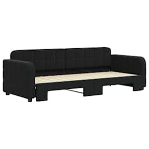 vidaXL Lit de jour avec gigogne sans matelas 80x200 cm