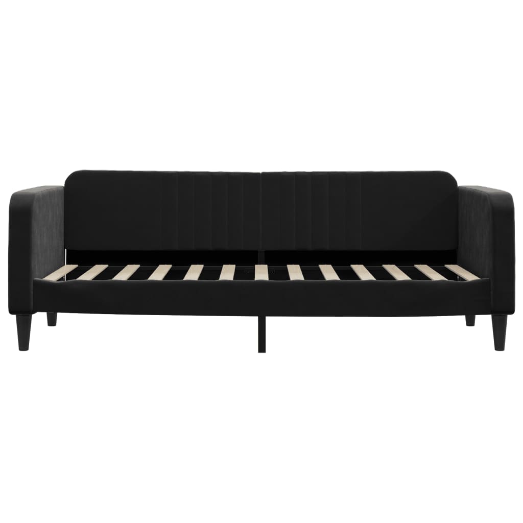 vidaXL Slaapbank met matras 80x200 cm fluweel zwart, foto 4