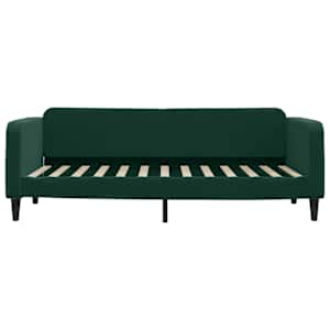 Válenda s přistýlkou tmavě zelená 90 x 200 cm samet - obrázek 7