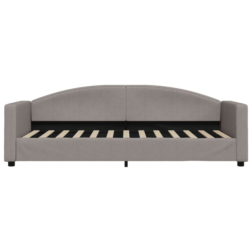 vidaXL Slaapbank met matras 80x200 cm stof taupe, foto 4