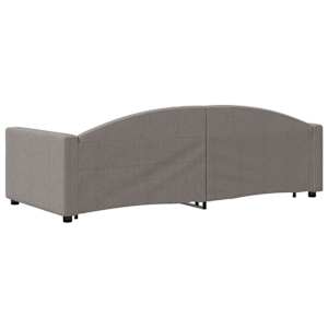 Válenda s přistýlkou taupe 90 x 200 cm textil - obrázek 5