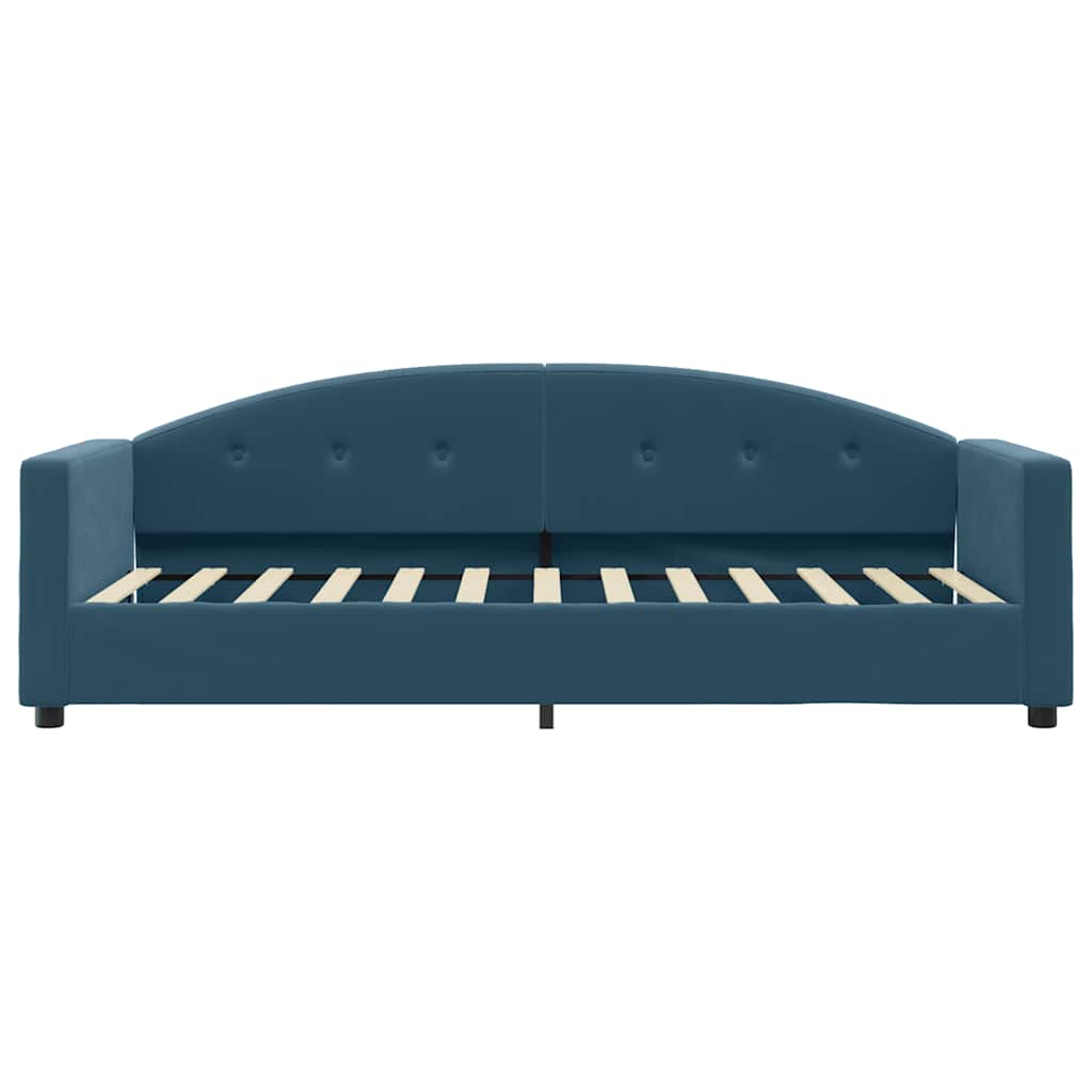 vidaXL Slaapbank met matras 80x200 cm fluweel blauw, foto 4