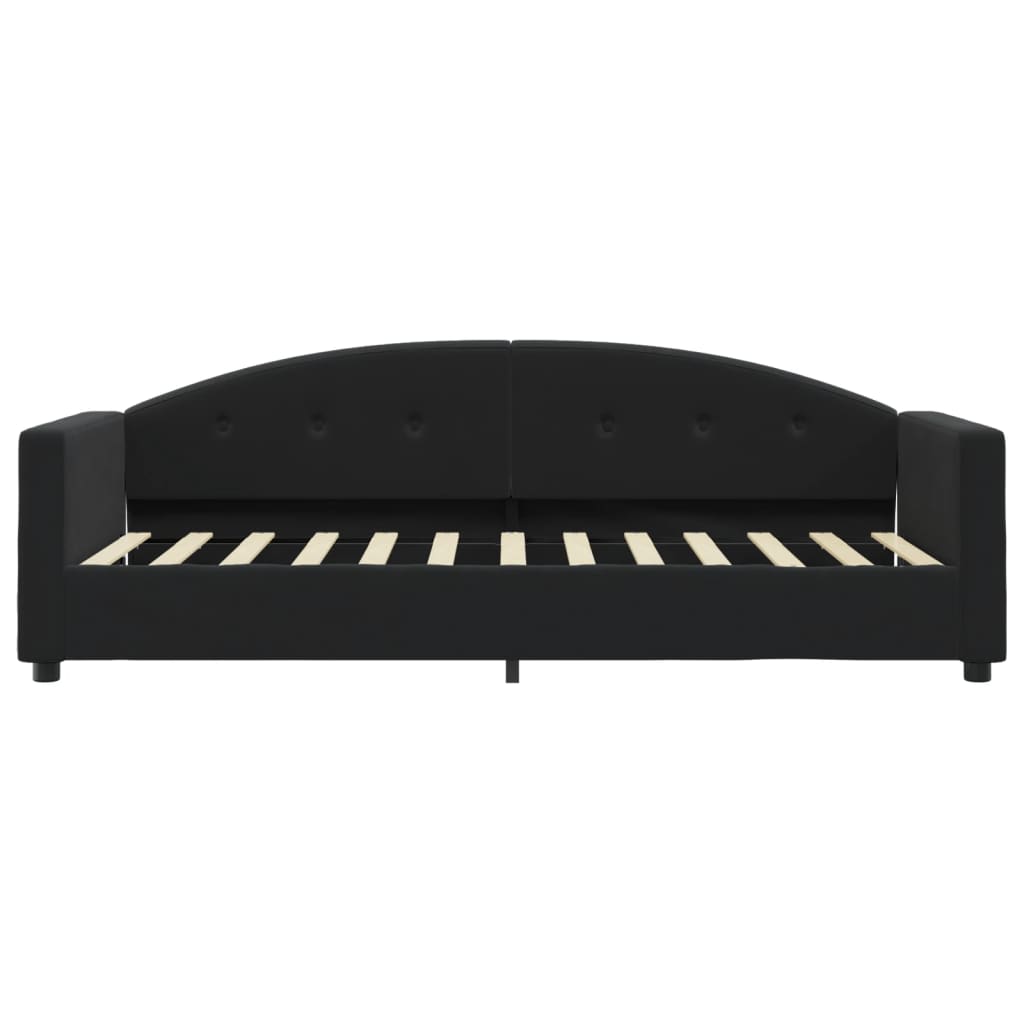 vidaXL Slaapbank met matras 80x200 cm fluweel zwart, foto 4