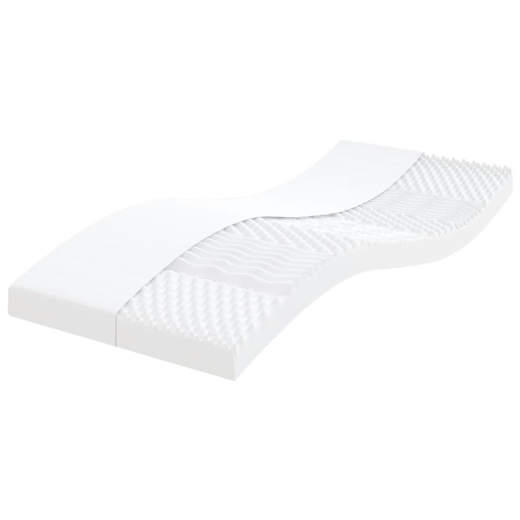 Sofa rozsuwana z materacami, ciemnoszara, 90x190 cm, aksamit