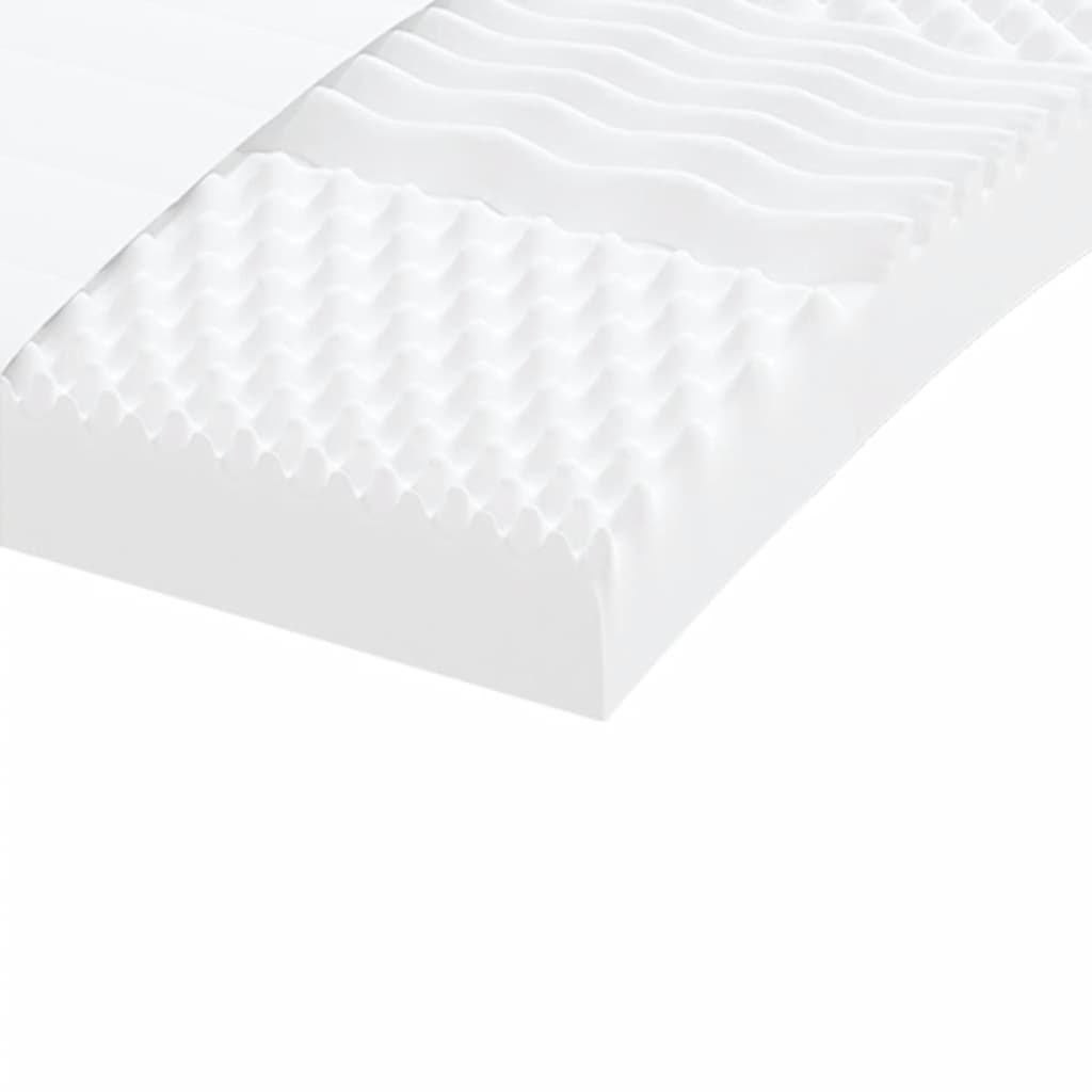 Sofa rozsuwana z materacami, ciemnoszara, 90x190 cm, aksamit